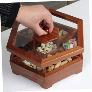 Customized Box Divided Multi-Function Wedding Dried Fruit Nuts Crackers Food