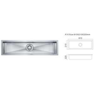 Single Bowl Washing Up Bowl Multi Tasking 50cm 60cm 80cm Stainless Utility Sink