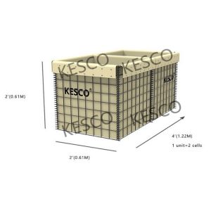 Defensive Hesco Bastion Barrier MIL 2 Expeditionary Barrier System
