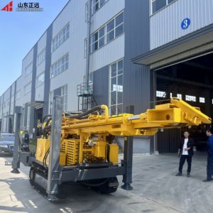 SL330S Crawler Water Well Drilling Rig 330m Depth Hydraulic System