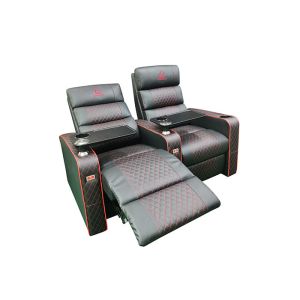 Polyester Foam 150MM Arm Recliner Sofa Set Modern Seating Chair