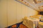 Interior Commercial Folding Movable Wooden Partition Wall Panel Width 1230 mm