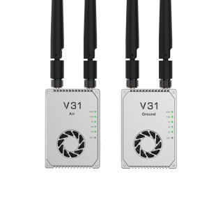 V31D20 is a lightweight video&data link that can transmit up to 20 km, has two