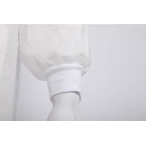 Manufacture supply Disposable SMS White Lab Coat Unisex for Hospital Laboratory