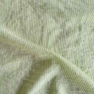 100% Polyester Plain Weaving - Stripe Pattern - Imitate Linen Hand Feel