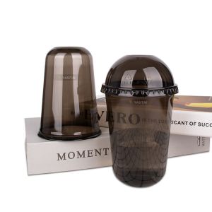 16oz PLA Disposable Cups Plastic Black Custom Beer Pong Cups Fda Approved