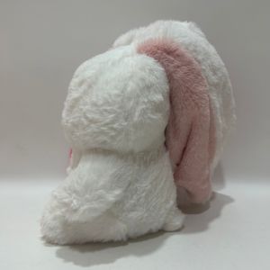 25CM 10" Pink& White Easter Plush Toy Bunny Rabbit Stuffed Animal in Strawberry
