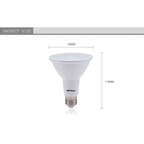 High bright SMD3030 E27 12W LED par light