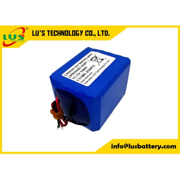 Lithium Polymer Battery 3.7V 5000mah LP955565 3S2P lipo battery pack 11volt 10AH