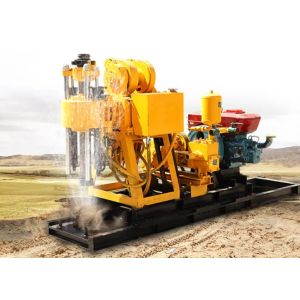 High Efficiency Mobile Water Well Drilling Rigs , GK 200 Horizontal Drilling