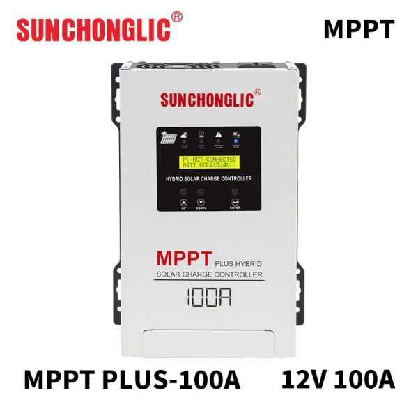 24V Hybrid MPPT Solar Charge Controller UPS Function DC 150V 100A Solar Charge