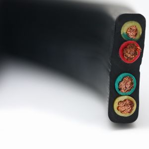 Traveling Crane Cable, Four Core Flat Traveling Cable, ECHU Flat Cable