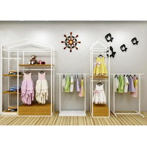 Free Design Exported Quality Clothes Display Stand Children's Clothing Cutie