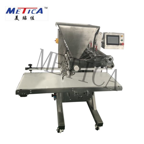 Quality PLC Control Cake Dough Filling Machine 2000BPH-3000BPH With 8 Nozzles wholesale