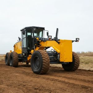 GR180 Construction Motor Grader 5 Shanked Ripper 142kW ZF Gearbox