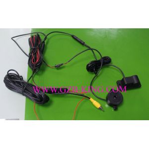 2014 new DIY camera built-in sensor combined rear view parking sensor system