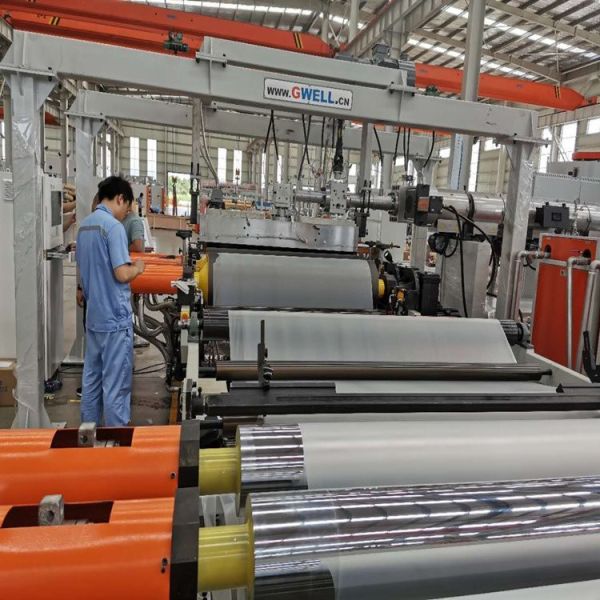 GWELL Brand PP HDPE ABS Thick Board Extrusion Line for Advertising and Print