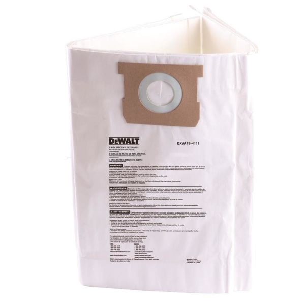 Quality Wet Dry Vac Accessories Filter Bag for 6-10 Gallon High Efficiency Dewalt wholesale