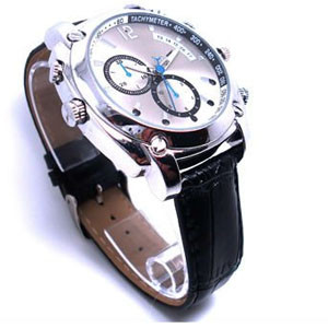 IR Waterproof Watch DVR Wide Angle Small Hidden Spy Cameras With Voice Recording