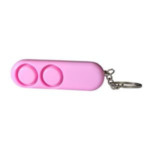 120db Safesound Personal Keychain Alarm For Ladies' Handbag Decoration In Pink