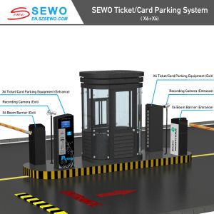 SEWO-X6 Smart Parking System with RS485 Communication 1200m Distance and 4800bps