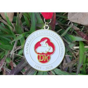 Custom Iron Stamped Running Ward Enamel Medal