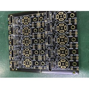PCB Assembly Plate With ENIG 1U" 0201 Capacitor Hole Copper Plating≥ 20um