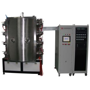 China PVD Copper Plating on Ceramic,  Decorative PVD Coating Equipment, Multi Arc Plating Machine on Glass and Ceramic Product on sale