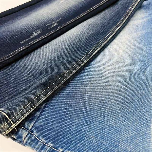 Quality 10oz Dobby Denim Fabric With Double Layers Imitation Knitted wholesale