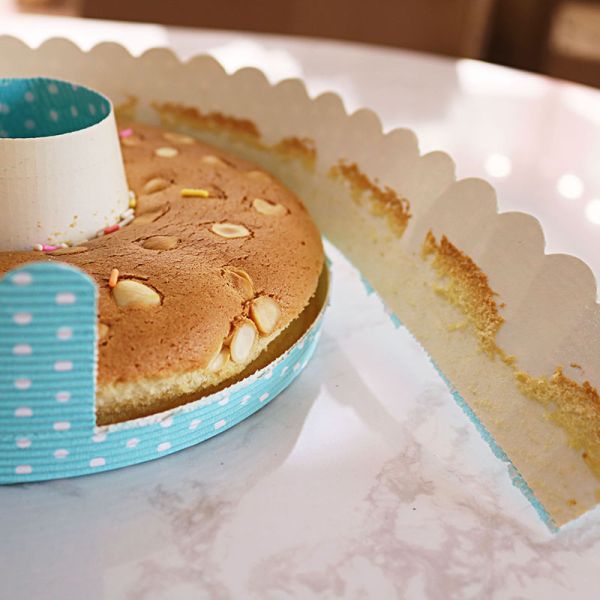 Baking Tools Round Blue Dots Greaseproof Cupcake Baking Tray