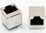 8P8C Vertical Network Connector RJ45 For Telecom / Datacom RoHS Compliant