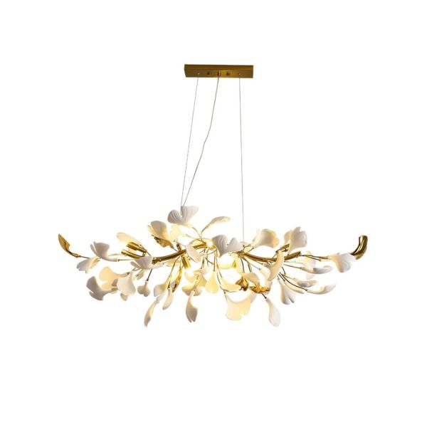 Project Chandelier Living Room Dining Room Lamp Light Luxury Leaf Villa Chandelier