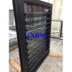 ISO9001 2.28pvb Aluminium Horizontal Sliding Windows 5mm Glass