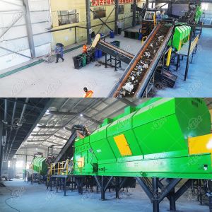 50T/D Automatic Waste Sorting System with Drum Screen