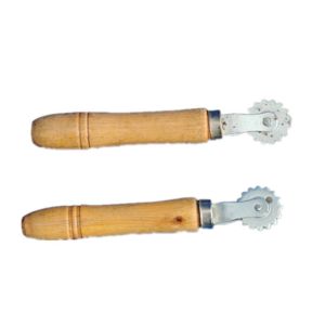 Short Wheel Embedder Beehive Tools Wooden Handle Big Wheel Gear Embedder Beekeeping Tools