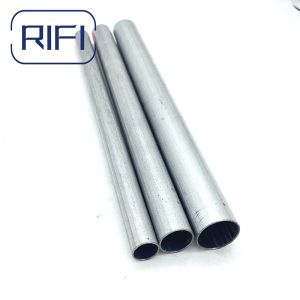 Cheap 0.85MM-1.4MM Thickness Round EMT Conduit Pipe for Electrical Installations for sale