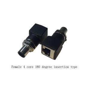 Ethernet RJ45 Plug To M12 4 Core Male or Female Connector Adapter