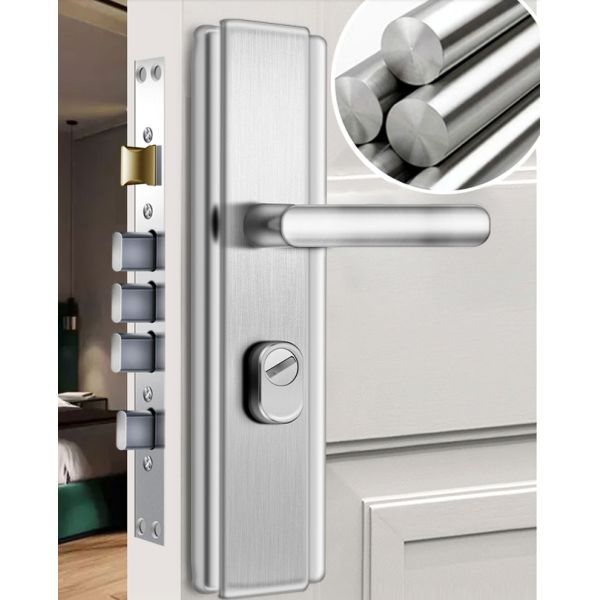 Chrome Finish 50mm Backset Mortise Bathroom Lock OEM