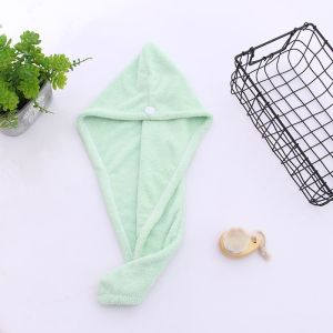 Custom Solid Color Hair Towel in Soft Absorbent Fabric for Quick-drying and