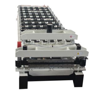 China Glazed Tile Popular Cold Aluminum Sheet Panel Roll Forming Machine on sale