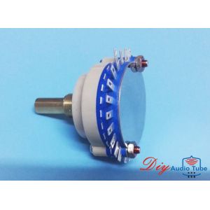 1 Pole 24 step Rotary Switch Attenuator Volume Potentiometer for stereo pre-amp
