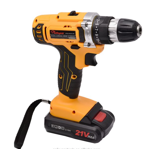Quality 3/8" Cordless Power Drill Tools 21V Variable Speed Electric Impact Drill 1300MAH wholesale