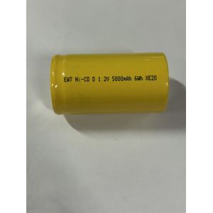 Compact and High Capacity Rechargeable NICD Medical Battery -20°C To 60°C for