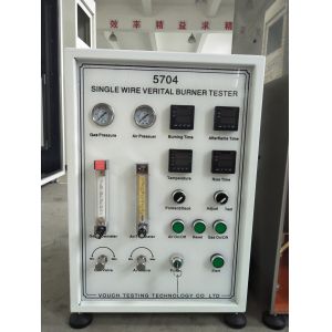 Vertical Flame Test Chamber of single cable vertical combustion tester