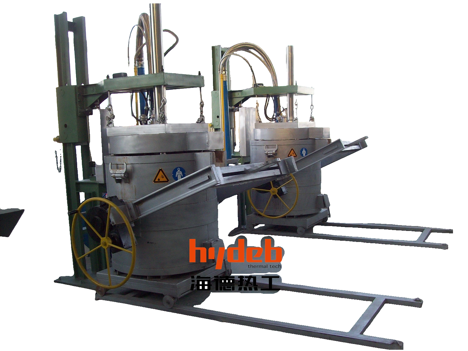 Industrial Ladle Preheating Equipment with 1.6*1*2.8m Size and 500-1200°C