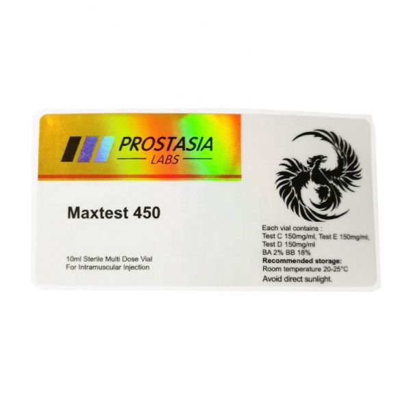 Quality Pantone Color Prostasia Maxtest 450 10ml Vial Labels wholesale
