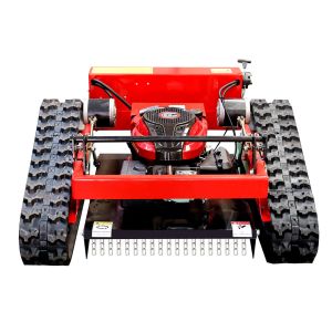 Cheap Uncovered Crawler Lawn Mower Grass Cutting Machine / Farm Cordless Lawnmower for sale