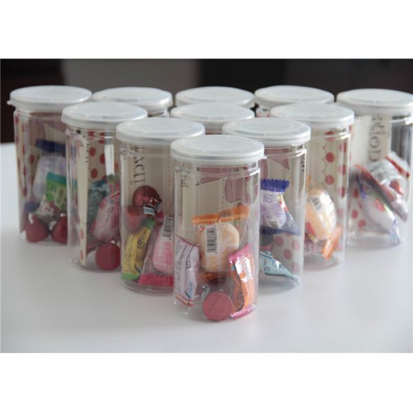 500ml Transparent Clear Plastic Packaging Tubes Dates Packaging Plastic Container