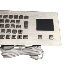 Stainless Steel Industrial Keyboard With Touchpad For Machines