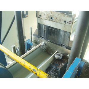 20 Roller Stations Roof Ridge Cap Roll Forming Machine Forming Speed 15m Per